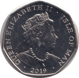 2019 FIFTY PENCE - IOM TINKERBELL - WORLD COINS - Cambridgeshire Coins