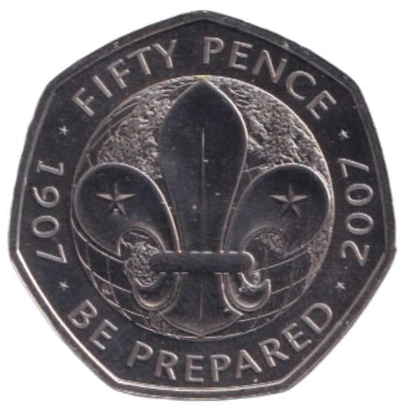 2019 FIFTY PENCE SCOUT MOVEMENT ( BU ) - 50p BU - Cambridgeshire Coins