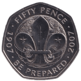 2019 FIFTY PENCE SCOUT MOVEMENT ( BU ) - 50p BU - Cambridgeshire Coins