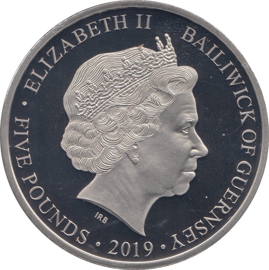 2019 FIVE POUNDS BAILIWICK OF GUERNSEY - WORLD COINS - Cambridgeshire Coins