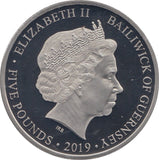 2019 FIVE POUNDS BAILIWICK OF GUERNSEY - WORLD COINS - Cambridgeshire Coins