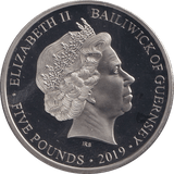 2019 FIVE POUNDS BAILIWICK OF GUERNSEY - WORLD COINS - Cambridgeshire Coins
