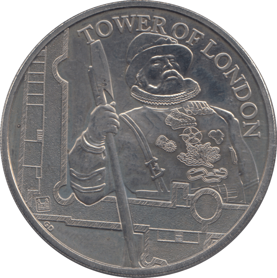 2019 FIVE POUNDS TOWER OF LONDON ( BU ) - £5 BU - Cambridgeshire Coins