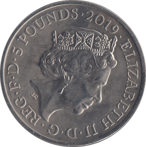 2019 FIVE POUNDS TOWER OF LONDON ( BU ) - £5 BU - Cambridgeshire Coins