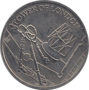 2019 FIVE POUNDS TOWER OF LONDON ( BU ) - £5 BU - Cambridgeshire Coins