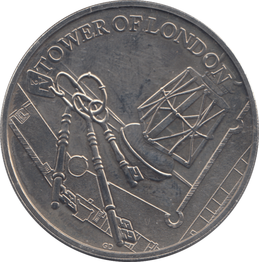 2019 FIVE POUNDS TOWER OF LONDON ( BU ) - £5 BU - Cambridgeshire Coins