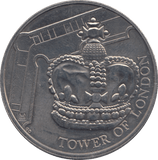 2019 FIVE POUNDS TOWER OF LONDON ( BU ) - £5 BU - Cambridgeshire Coins