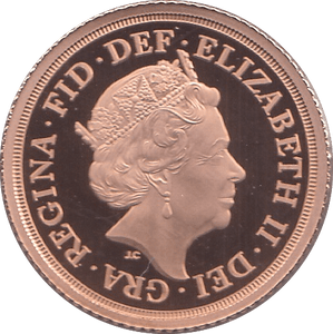 2019 GOLD HALF SOVEREIGN ( PROOF ) - HALF SOVEREIGN - Cambridgeshire Coins