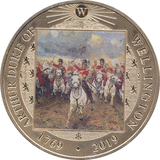 2019 GOLD PLATED CROWN ARTHUR DUKE OF WELLINGTON ( PROOF ) - WORLD COINS - Cambridgeshire Coins