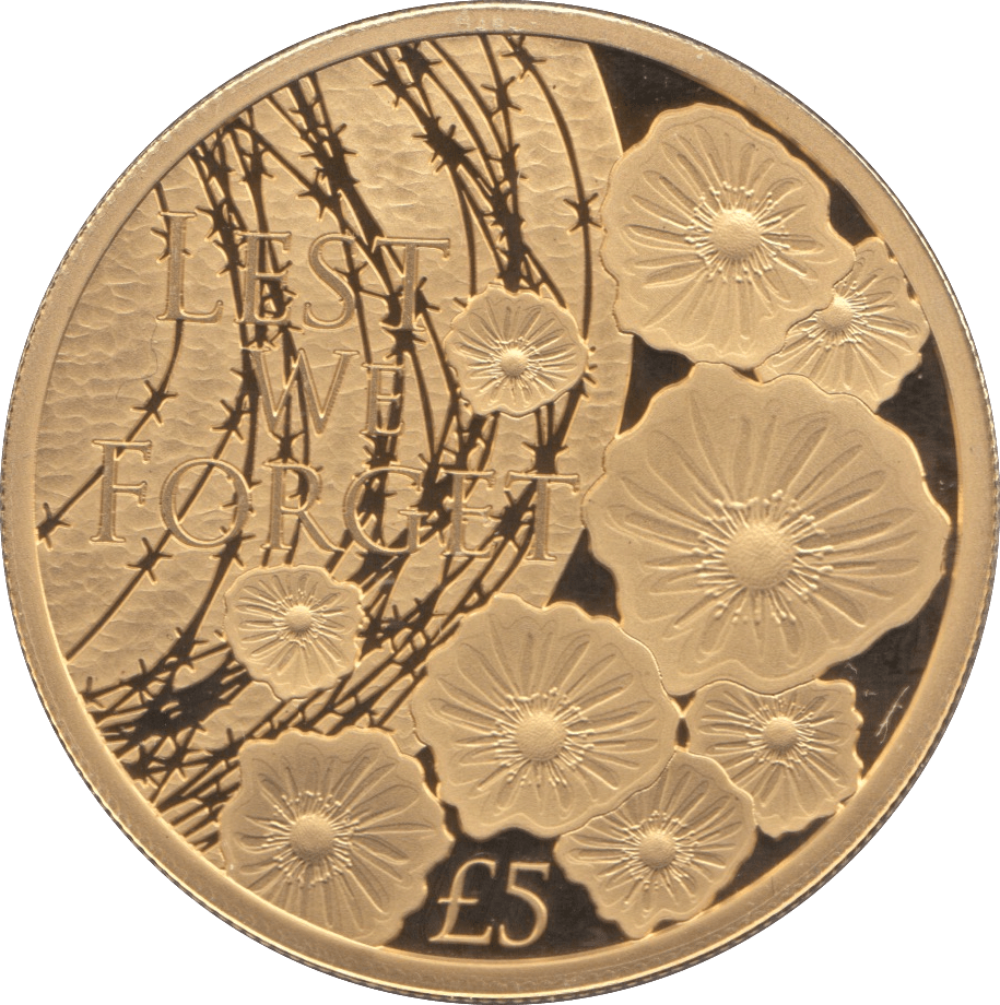 2019 GOLD PLATED PROOF FIVE POUNDS ALDERNEY - WORLD COINS - Cambridgeshire Coins