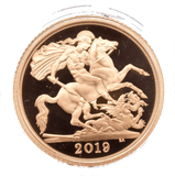 2019 GOLD PROOF HALF SOVEREIGN BOXED - GOLD PROOF HALF SOVEREIGNS - Cambridgeshire Coins