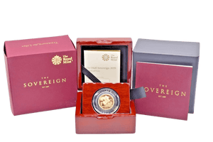 2019 GOLD PROOF HALF SOVEREIGN BOXED - GOLD PROOF HALF SOVEREIGNS - Cambridgeshire Coins