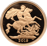 2019 GOLD PROOF SOVEREIGN BOXED - GOLD PROOF SOVEREIGNS - Cambridgeshire Coins