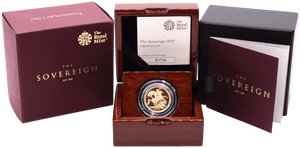 2019 GOLD PROOF SOVEREIGN BOXED - GOLD PROOF SOVEREIGNS - Cambridgeshire Coins
