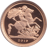 2019 GOLD QUARTER SOVEREIGN ( PROOF ) - QUARTER SOVEREIGN - Cambridgeshire Coins