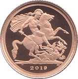 2019 GOLD QUARTER SOVEREIGN ( PROOF ) - QUARTER SOVEREIGN - Cambridgeshire Coins