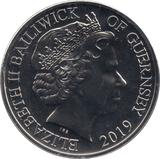 2019 GUERNSEY 75TH ANNIVERSARY D DAY FIVE POUND COIN ( BU ) - WORLD COINS - Cambridgeshire Coins