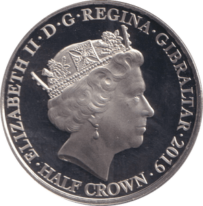 2019 HALF CROWN GIBRALTAR - WORLD COINS - Cambridgeshire Coins
