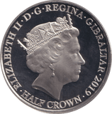 2019 HALF CROWN GIBRALTAR - WORLD COINS - Cambridgeshire Coins