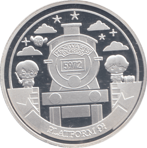 2019 HARRY POTTER SILVER PLATED TOKEN ( PROOF ) - OTHER TOKENS - Cambridgeshire Coins