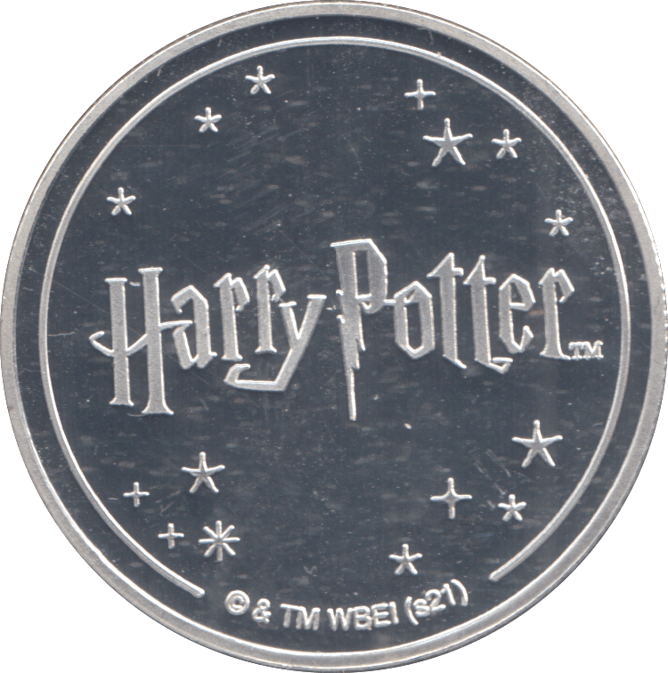2019 HARRY POTTER SILVER PLATED TOKEN ( PROOF ) - OTHER TOKENS - Cambridgeshire Coins