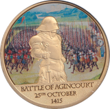 2019 HISTORY OF BRITAIN MEDALLION BATTLE OF AGINCOURT - WORLD COINS - Cambridgeshire Coins