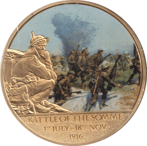 2019 HISTORY OF BRITAIN MEDALLION BATTLE OF THE SOMME - WORLD COINS - Cambridgeshire Coins