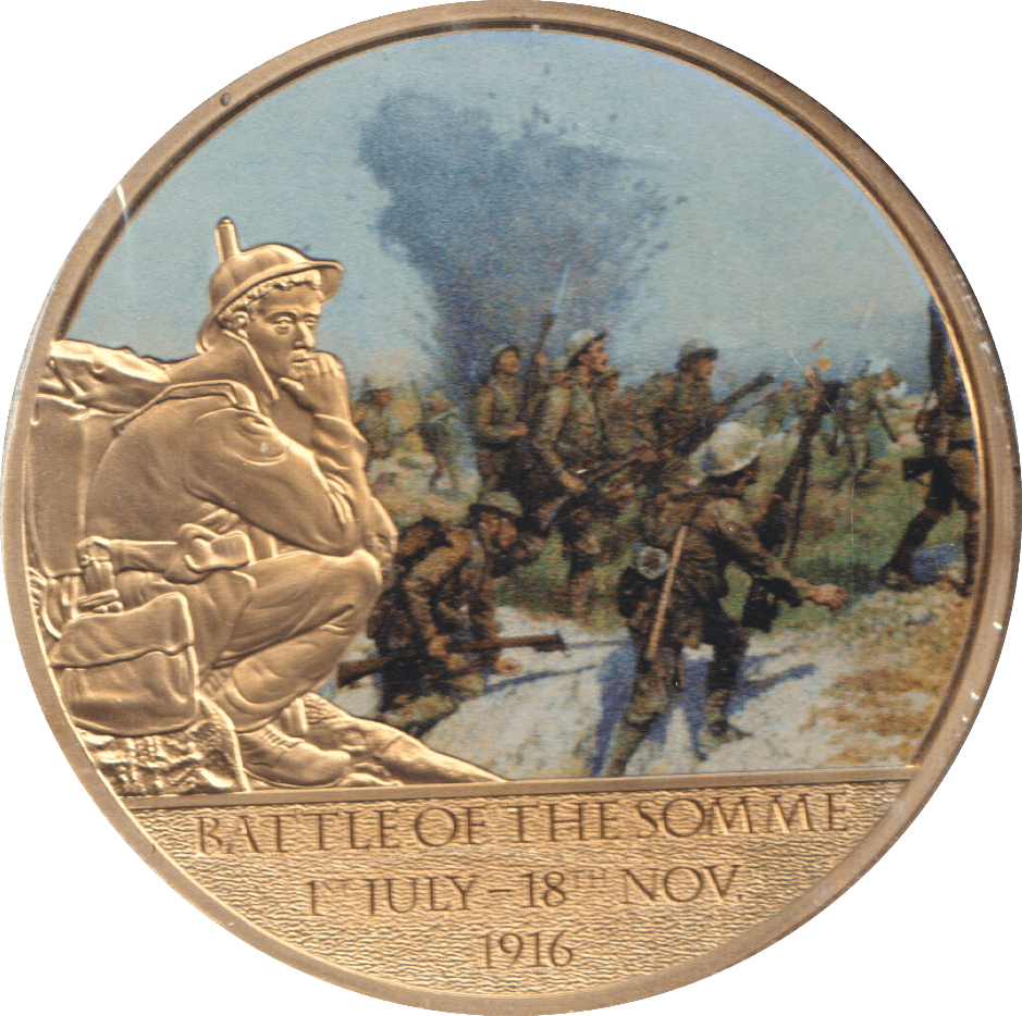 2019 HISTORY OF BRITAIN MEDALLION BATTLE OF THE SOMME - WORLD COINS - Cambridgeshire Coins
