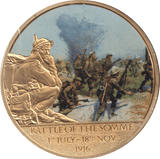 2019 HISTORY OF BRITAIN MEDALLION BATTLE OF THE SOMME - WORLD COINS - Cambridgeshire Coins