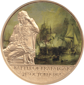 2019 HISTORY OF BRITAIN MEDALLION BATTLE OF TRAFALGAR - WORLD COINS - Cambridgeshire Coins