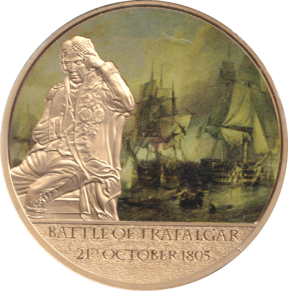2019 HISTORY OF BRITAIN MEDALLION BATTLE OF TRAFALGAR - WORLD COINS - Cambridgeshire Coins