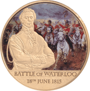 2019 HISTORY OF BRITAIN MEDALLION BATTLE OF WATERLOO - WORLD COINS - Cambridgeshire Coins