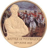 2019 HISTORY OF BRITAIN MEDALLION BATTLE OF WATERLOO - WORLD COINS - Cambridgeshire Coins