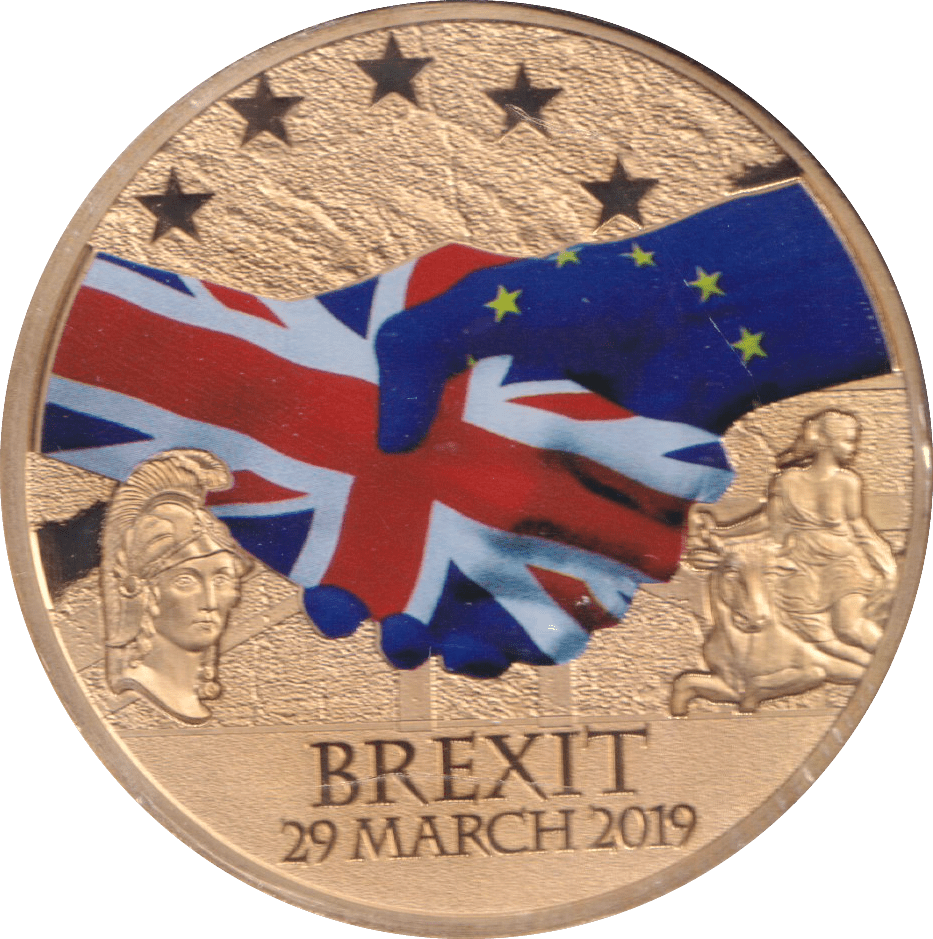 2019 HISTORY OF BRITAIN MEDALLION BREXIT - WORLD COINS - Cambridgeshire Coins