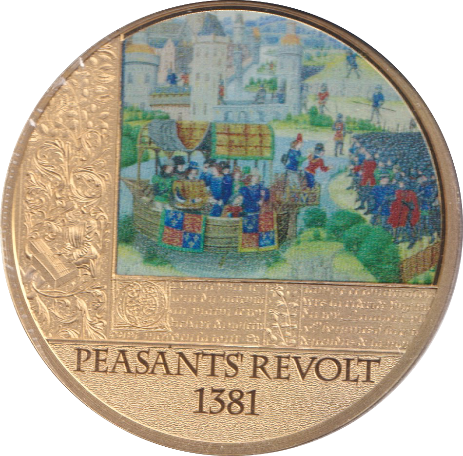 2019 HISTORY OF BRITAIN MEDALLION PEASANTS REVOLT - WORLD COINS - Cambridgeshire Coins