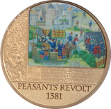 2019 HISTORY OF BRITAIN MEDALLION PEASANTS REVOLT - WORLD COINS - Cambridgeshire Coins