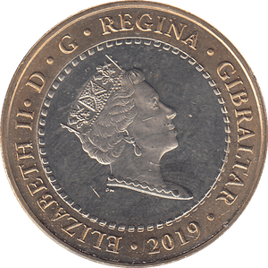 2019 ISLAND GAMES £2 GIBRALTAR - WORLD COINS - Cambridgeshire Coins
