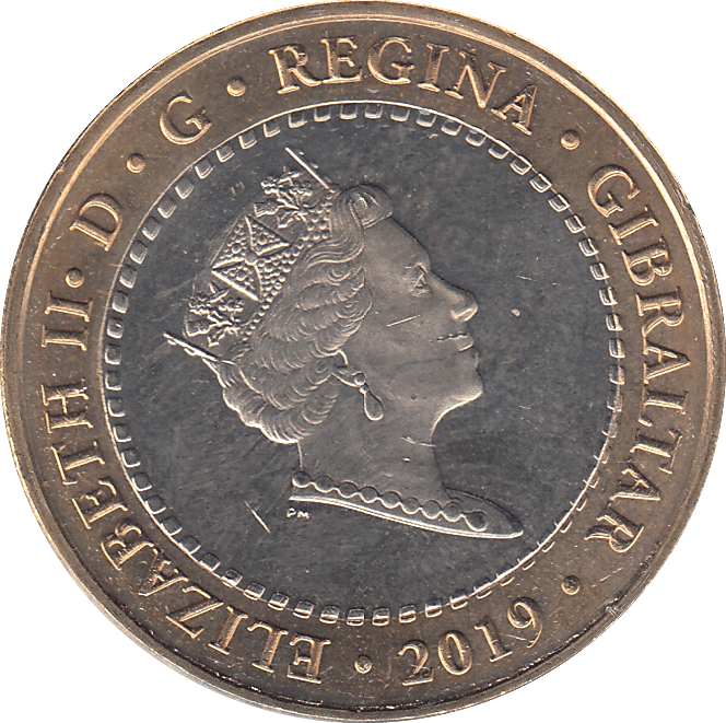 2019 ISLAND GAMES £2 GIBRALTAR - WORLD COINS - Cambridgeshire Coins