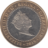 2019 ISLAND GAMES £2 GIBRALTAR - WORLD COINS - Cambridgeshire Coins