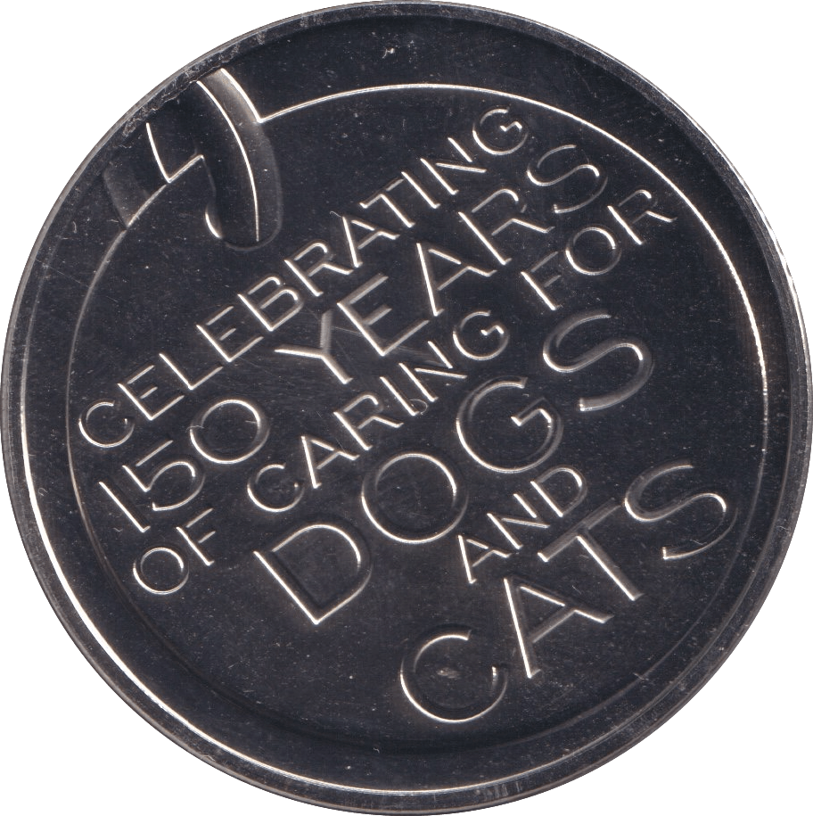 2019 MEDALLION - 150 YEARS OF CARING FOR DOGS AND CATS - WORLD COINS - Cambridgeshire Coins