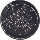 2019 MEDALLION - 150 YEARS OF CARING FOR DOGS AND CATS - WORLD COINS - Cambridgeshire Coins