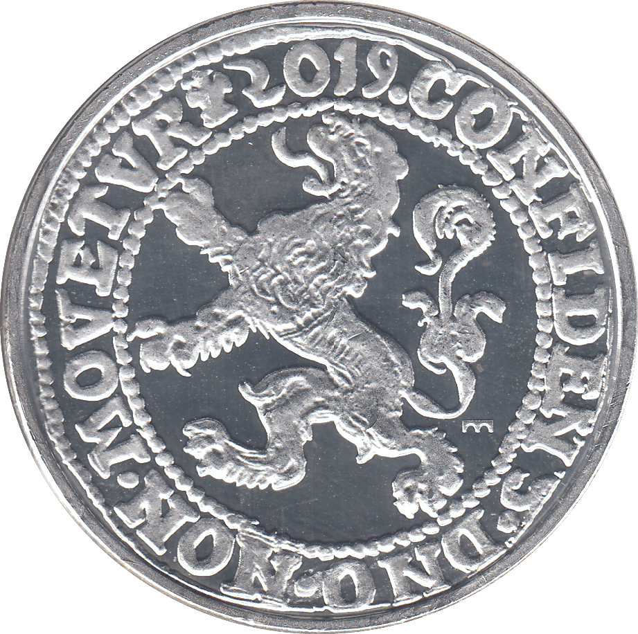 2019 NETHERLANDS 1OZ SILVER LION DOLLAR RESTRIKE ( PROOF ) - SILVER WORLD COINS - Cambridgeshire Coins