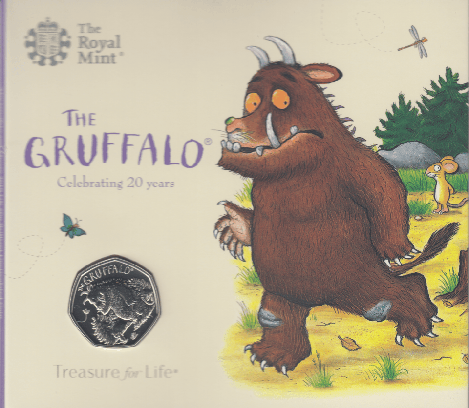 2019 NEW FIFTY PENCE 50P THE GRUFFALO & MOUSE BRILLIANT UNCIRCULATED BU PACK - 50p BU Pack - Cambridgeshire Coins