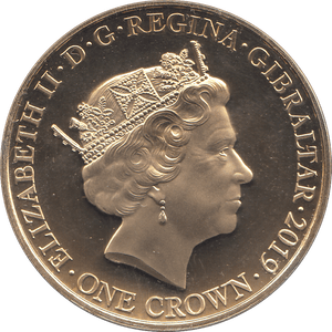 2019 ONE CROWN GIBRALTAR - WORLD COINS - Cambridgeshire Coins