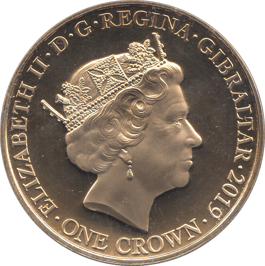 2019 ONE CROWN GIBRALTAR - WORLD COINS - Cambridgeshire Coins