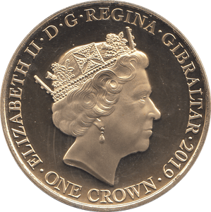 2019 ONE CROWN GIBRALTAR - WORLD COINS - Cambridgeshire Coins