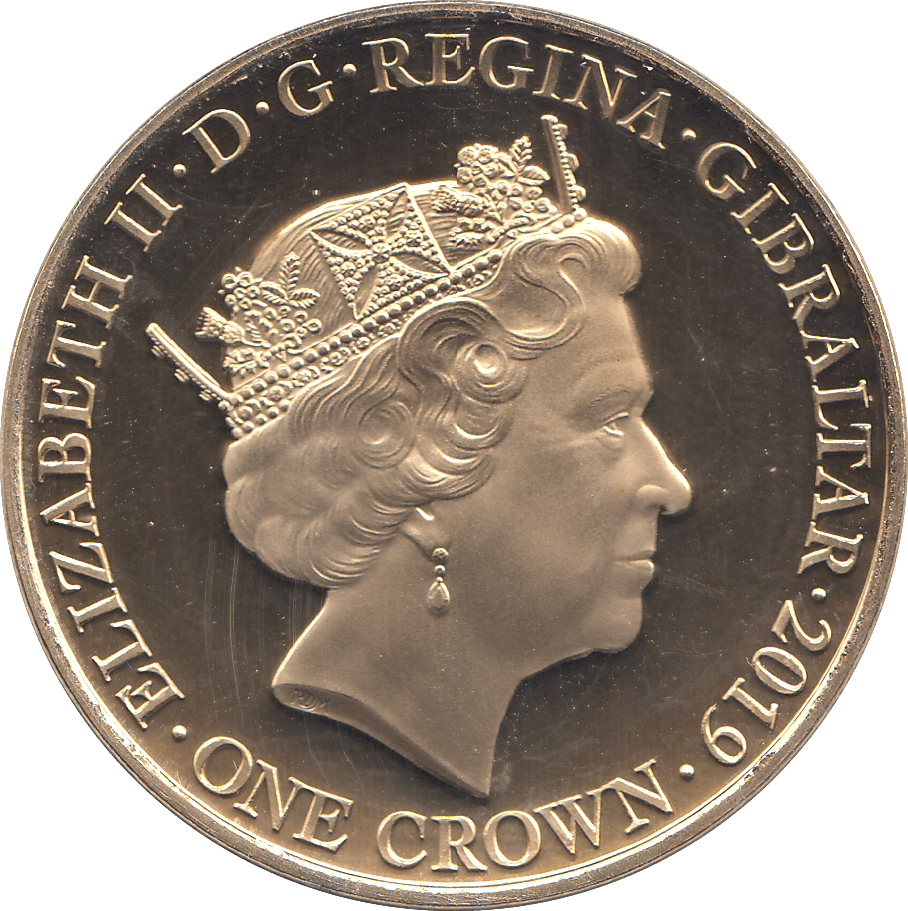 2019 ONE CROWN GIBRALTAR - WORLD COINS - Cambridgeshire Coins