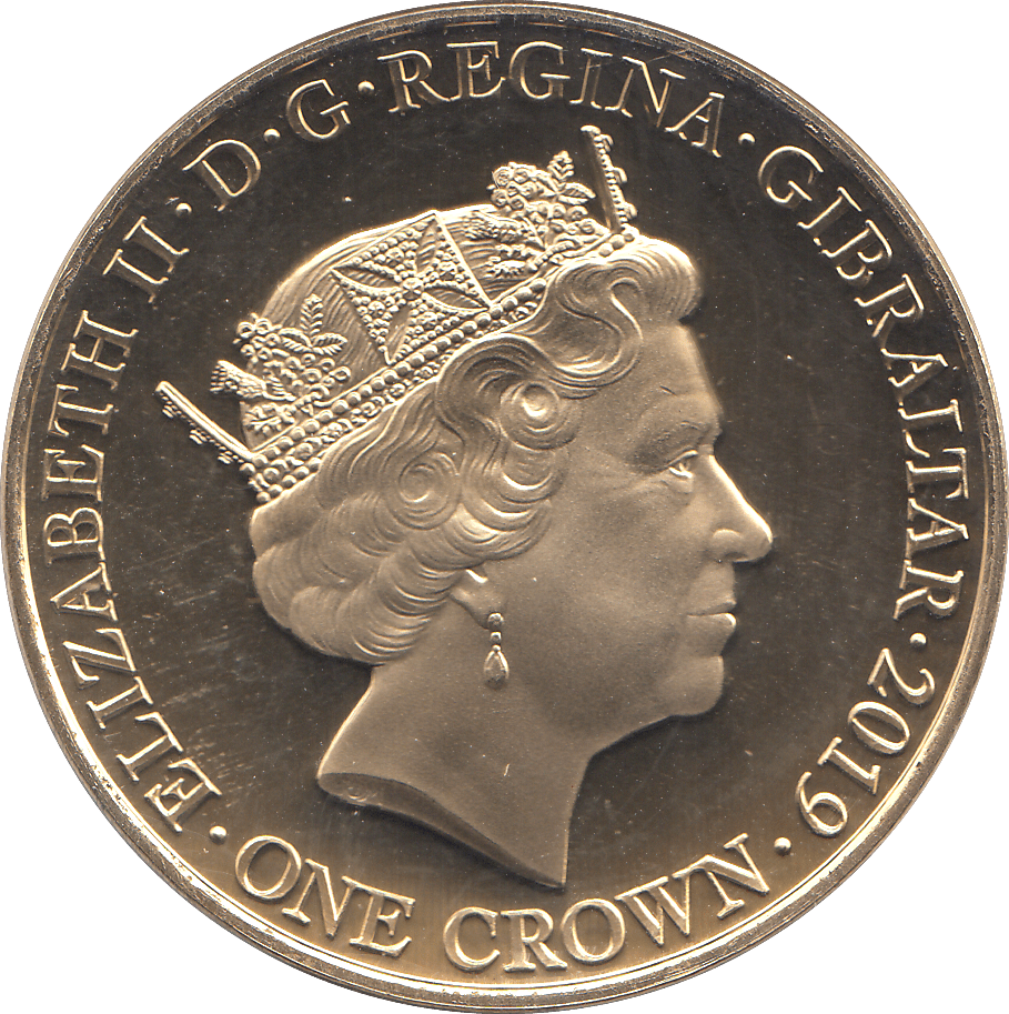 2019 ONE CROWN GIBRALTAR - WORLD COINS - Cambridgeshire Coins