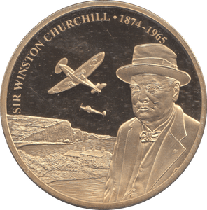 2019 ONE DOLLAR WINSTON CHURCHILL - WORLD COINS - Cambridgeshire Coins