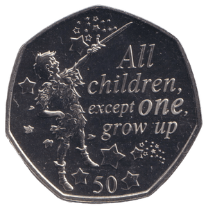 2019 PETER PAN 50P ISLE OF MAN ( BU ) - 50P REGIONAL ISSUE - Cambridgeshire Coins